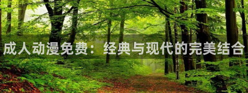 动漫天堂在线观看：成人动漫免费：经典与现代的完美结合